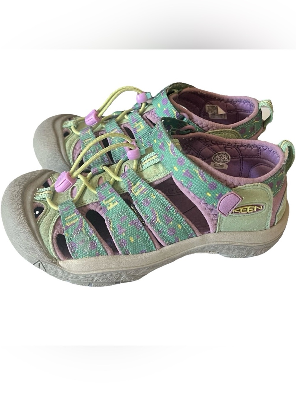 KEEN Kids' Newport H2 water sandals Katydid/African Violet Size 2